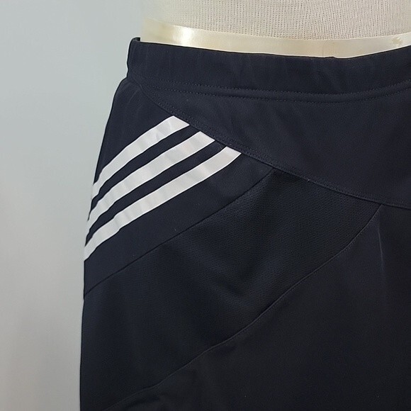 ADIDAS Triple Stripe Tennis Skirt Skort size L - Picture 2 of 9